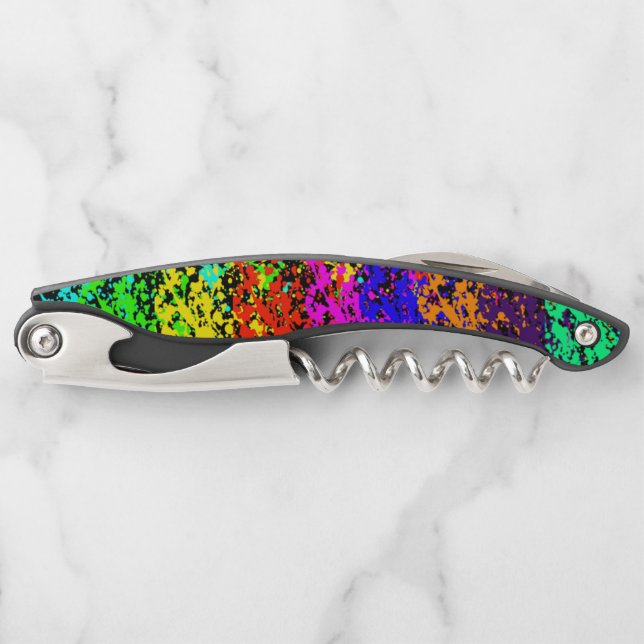 Sacacorchos Paint Splatter (Anverso)