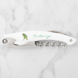 Sacacorchos Parakeet verde tropical Thunder_Cove