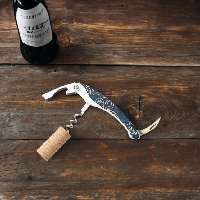 Sacacorchos Patrón Paisley (Corkscrew Bottle Opener)