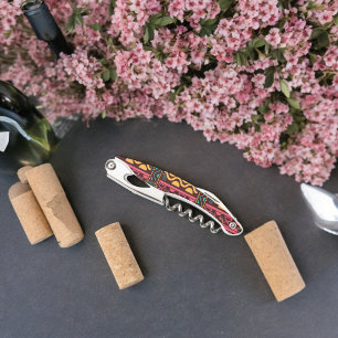 Sacacorchos Patrón tribal tradicional