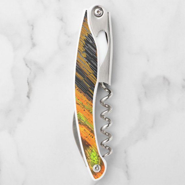 Sacacorchos Pequeño mosaico amarillento y deformado (Reverso)