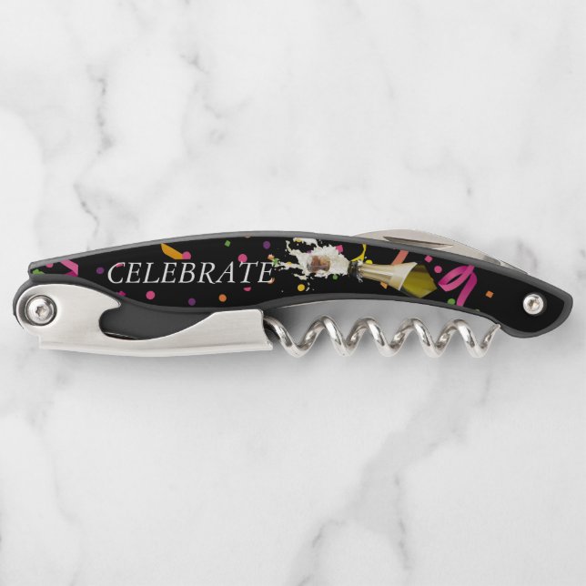 Sacacorchos Pon El Cork Y Celebra (Anverso)