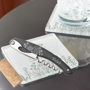 Sacacorchos Regalo personalizado de flores silvestres para la