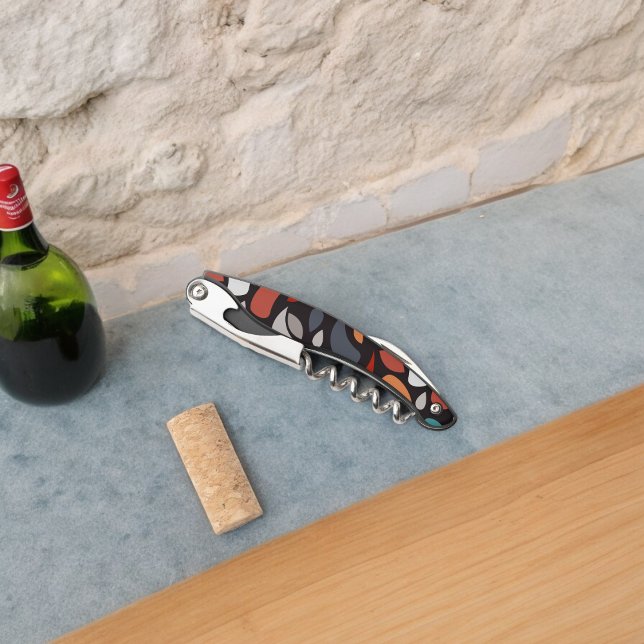 Sacacorchos Resumen Forma geométrica mínima (Corkscrew Bottle Opener)