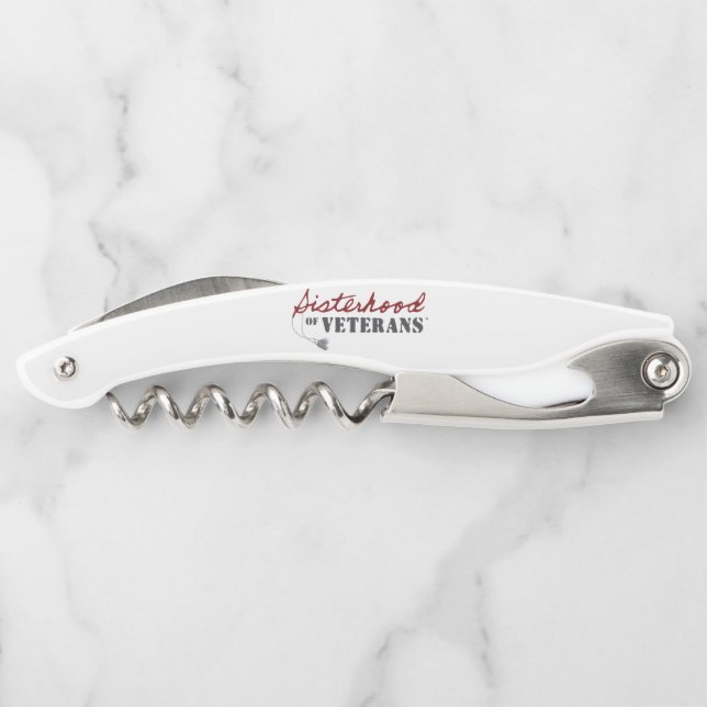 Sacacorchos Sisters of Veterans Military Pride Design (Reverso)