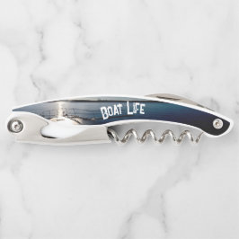 Sacacorchos Sun Setting over Lake and Boat