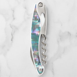 Sacacorchos Superposición de verde degradado y colorido en neó