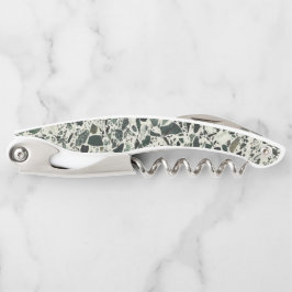 Sacacorchos Terrazzo verde moderno