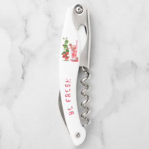 Sacacorchos Tornillo de agua para beber fresas - Personalizado