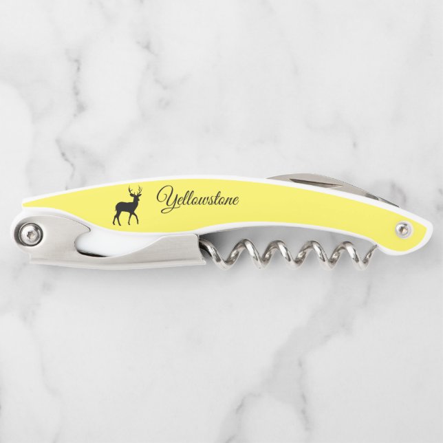 Sacacorchos Tornillo de Cork-Yellowstone (Anverso)