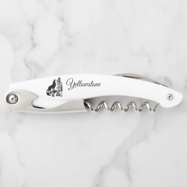 Sacacorchos Tornillo de Cork-Yellowstone (Anverso)