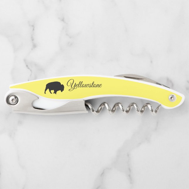 Sacacorchos Tornillo de Cork-Yellowstone (Anverso)