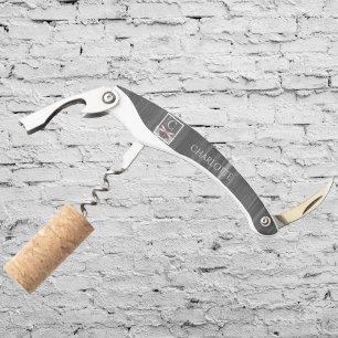 Sacacorchos Tornillo rosado de corteza rugosa