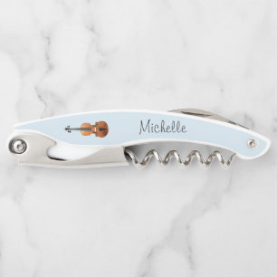 Sacacorchos Violin Cute Blue de instrumentos musicales