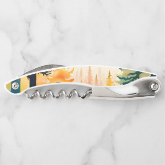 Sacacorchos Watercolor Trees _Autumn Hues