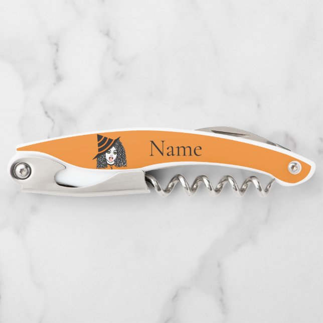 Sacacorchos Witch Thunder_Cove con cabello rizado (Anverso)