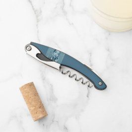 Sacacorchos "Woman in Blue" Premium Canvas