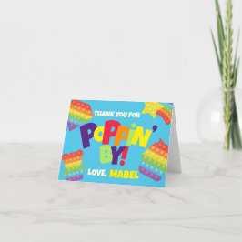 ¡Sácalo! Tarjeta de agradecimiento plegado por cum