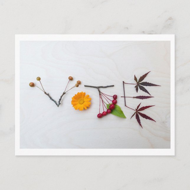 Sacar la postal de VOTACIÓN (Anverso)