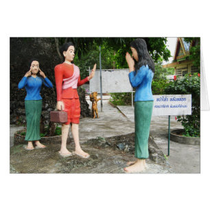 Sacar las caras detrás de la espalda