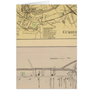 Saccarappa, Cumberland Mills, mapa de Washington V