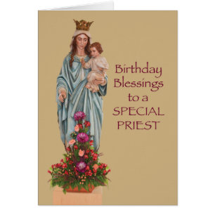 Sacerdote católico: Cumpleaños bendiciendo a Mar