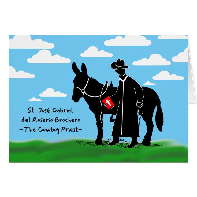 Sacerdote vaquero de San José Gabriel Rosario Broc (Anverso (Horizontal))