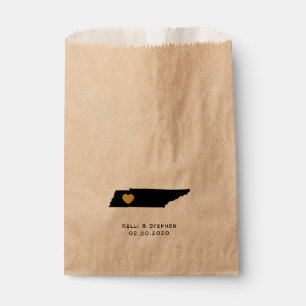 Sacos de trato de favor de boda tennessee, bolsas