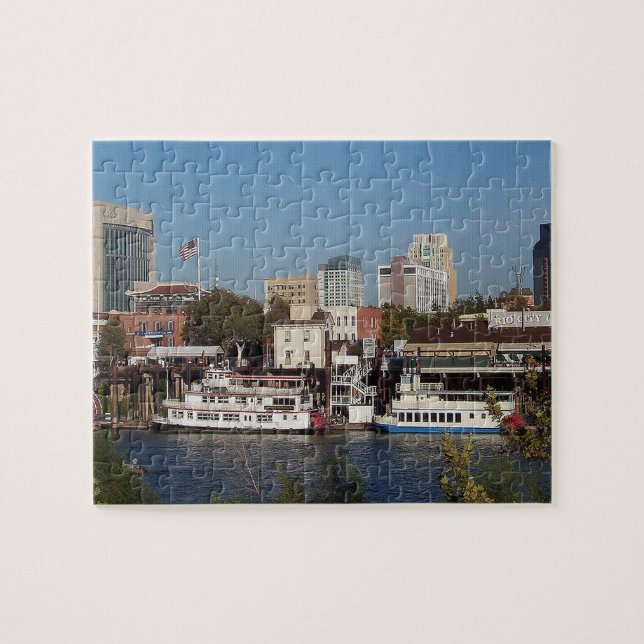 Sacramento, CA Riverfront Puzzle (Horizontal)