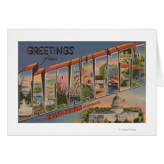 Sacramento, CaliforniaEscenas de letras grandes (Anverso (Horizontal))