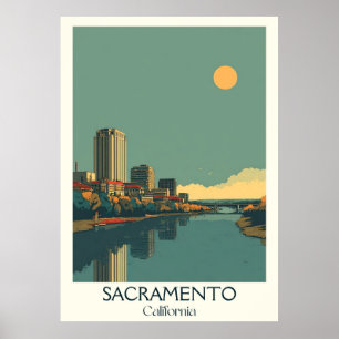 Sacramento Impresión de arte de California   Capit