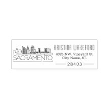 Sacramento | Sello de autoenlace de dirección de P