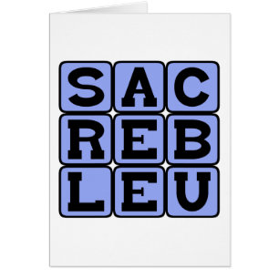 Sacré Bleu, jerga francesa