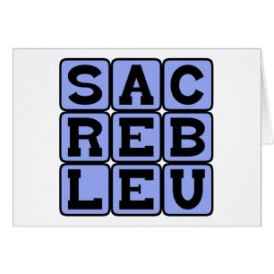 Sacré Bleu, jerga francesa