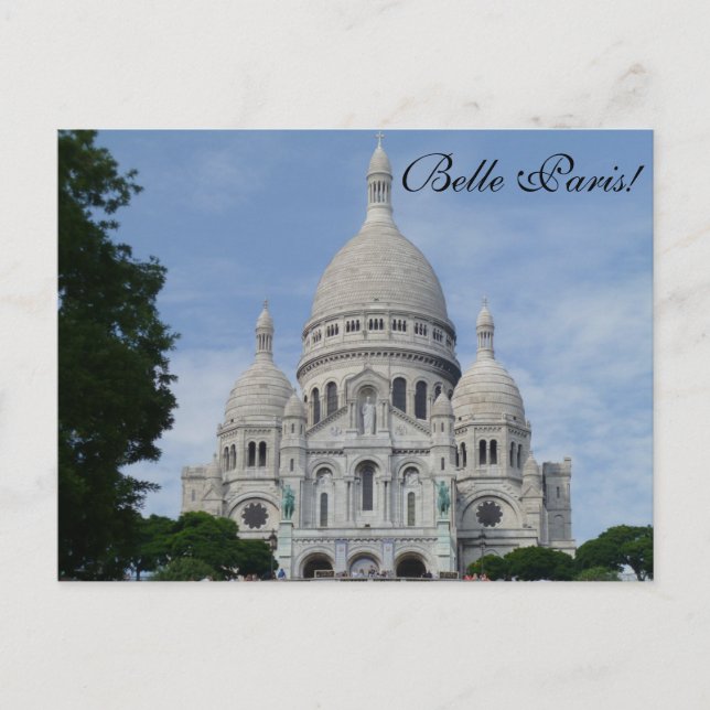 Sacré Coeur Paris - postal (Anverso)