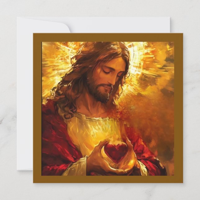 Sacred Heart of Jesus  (Anverso)