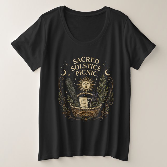 Sacred Solstice Picnic Litha  (Anverso del diseño)