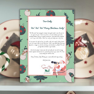 Sacrificio de Santa Claus: Carta personalizada del