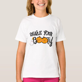 Sacuda tu camiseta de calabaza de booty Halloween