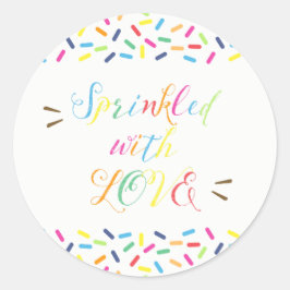 Sacudida con etiquetas de amor Gracias Pegatinas