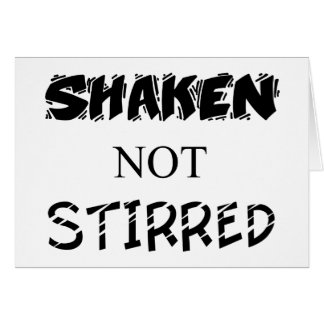 Sacudido no revuelto