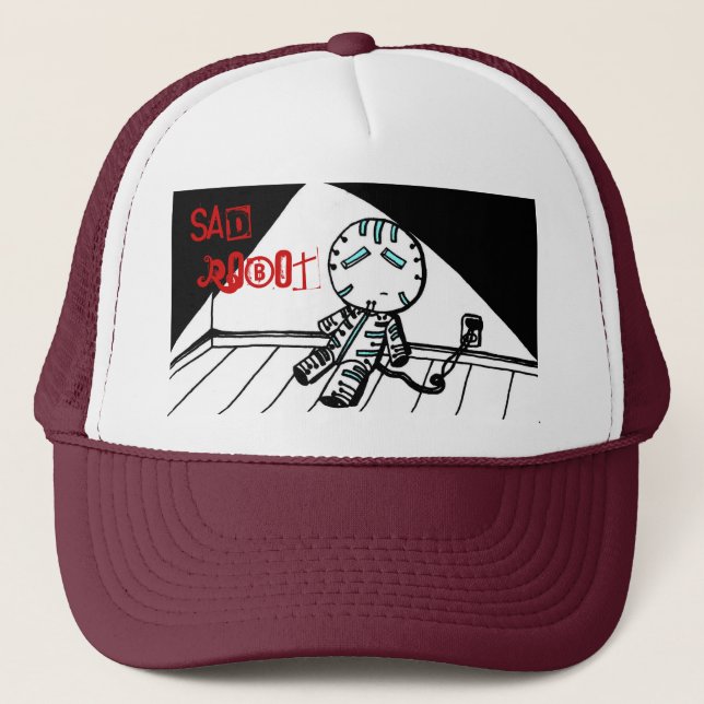 Sad Robot Gorra (Anverso)