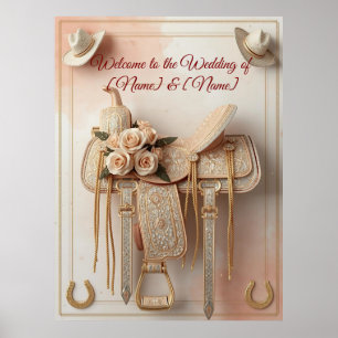 Saddle & Sparkle - Posters Bodas occidentales y Si