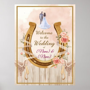 Saddle & Sparkle - Posters Bodas occidentales y Si