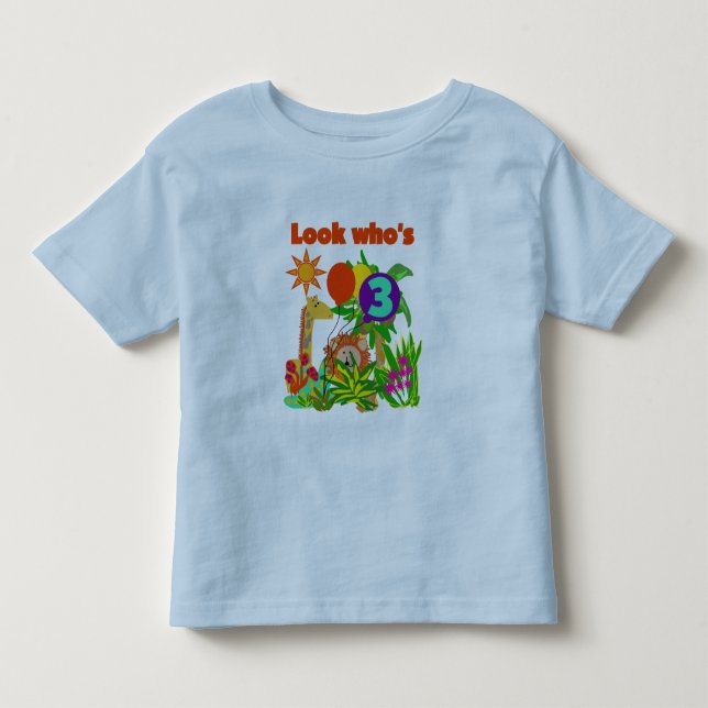 Safari 3 camisetas y regalos de cumpleaños (Anverso)