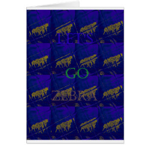 Safari Azul Francés deja una cebra Hakuna Matata