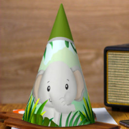 Safari Birthday Elepant Fiesta Gorra