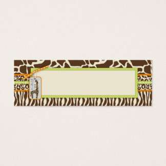 Safari Boy Green Skinny Gift Etiqueta 2