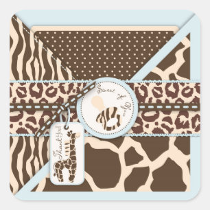 Safari Boy TY Pegatina B