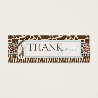 Safari Boy TY Skinny Gift Etiqueta